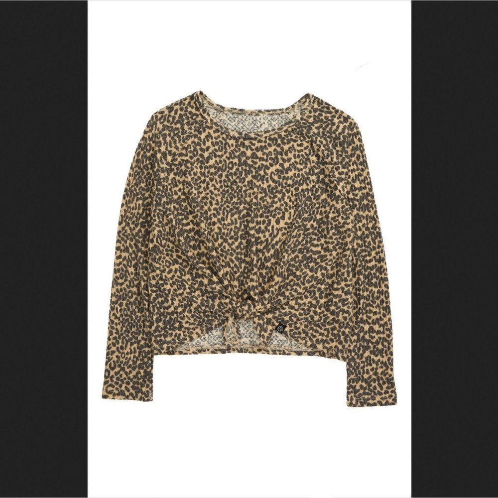 Treasure & Bond Leopard Print Top Sz M